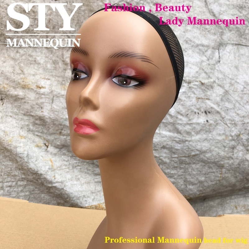 mannequin with shoulder for wig display afro hair mannequin styrofoam head mannequin