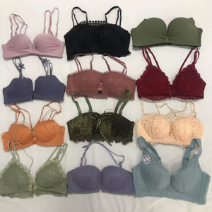 Wholesale Women Lady Sexy Bras And Plus-siz Underwear Panty Lace Cute Young Beautiful Girls Push Up Bra & Brief Panties Sets-P