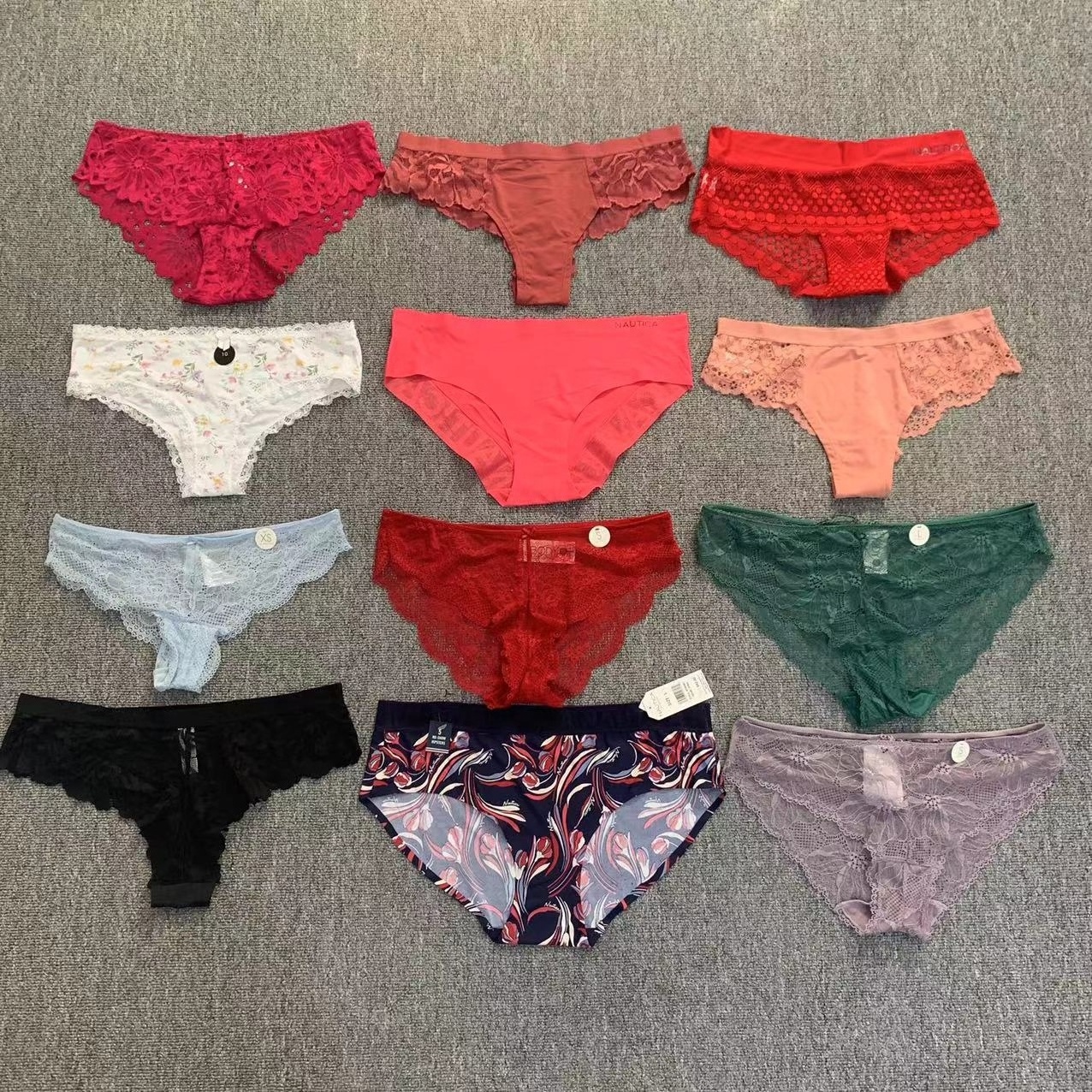 Wholesale Ultra-thin Breathable Mixed Women's Panties Briefs Bottoms Mixed Panty-L