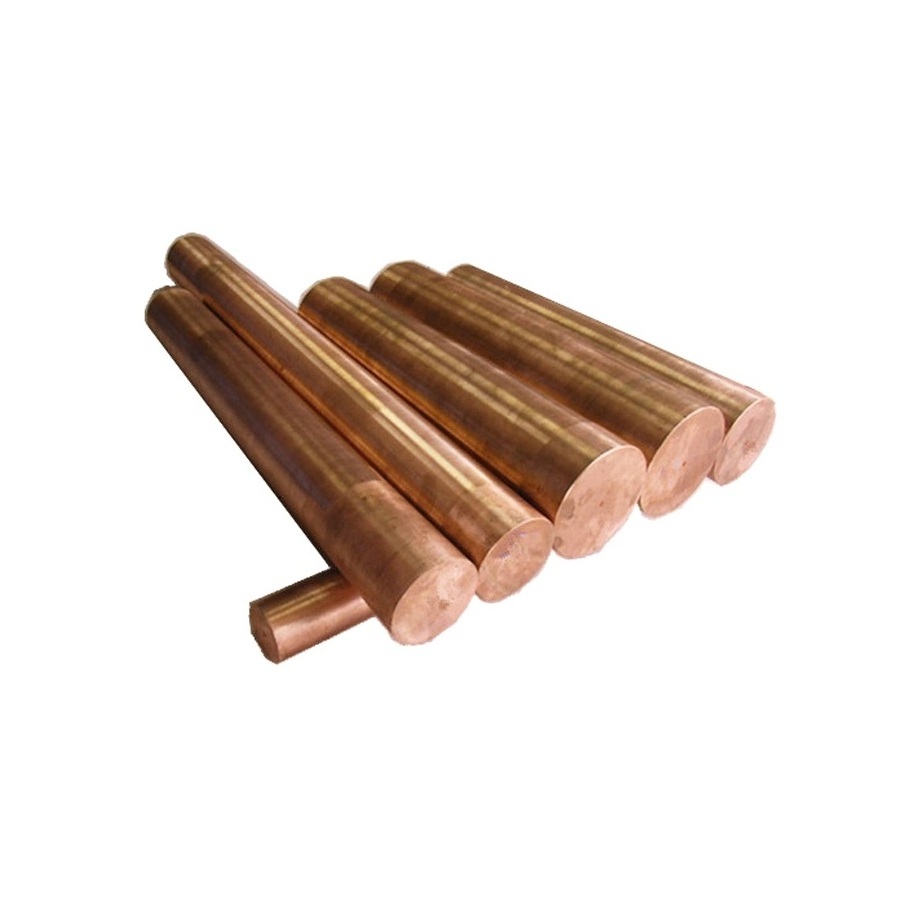 Factory Sale C521 Top Quality Tube Customized Copper Rectangular Square Bar Rod Supply Copper Rod Bar Price Per Kg