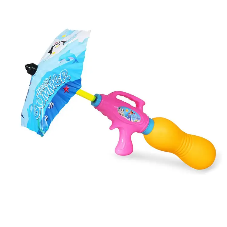 Summer outdoor water guns interactive battle game umbrella beverage bottle water gun toys