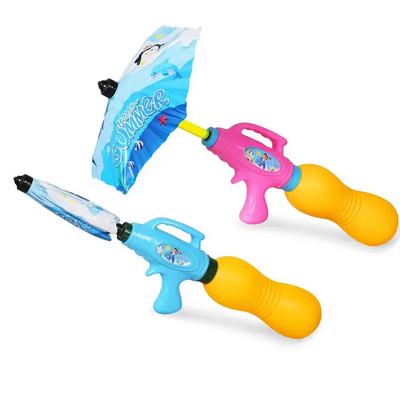 Summer outdoor water guns interactive battle game umbrella beverage bottle water gun toys