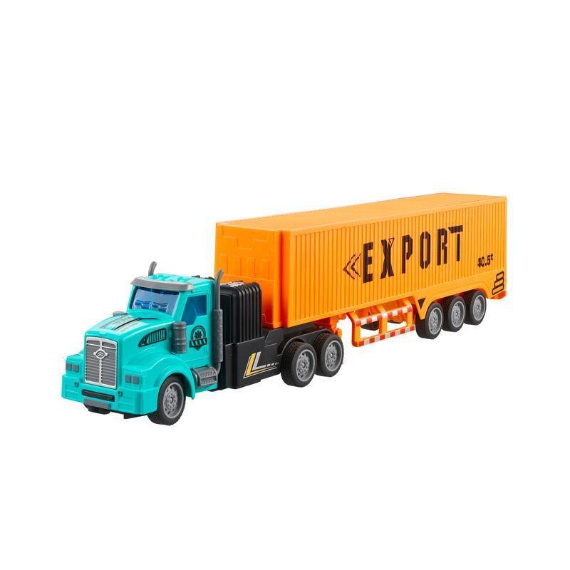 1:48 Scale RC Container Truck Toys 2023 New Design 12 Wheels Long Big RC Car Toy for Boys