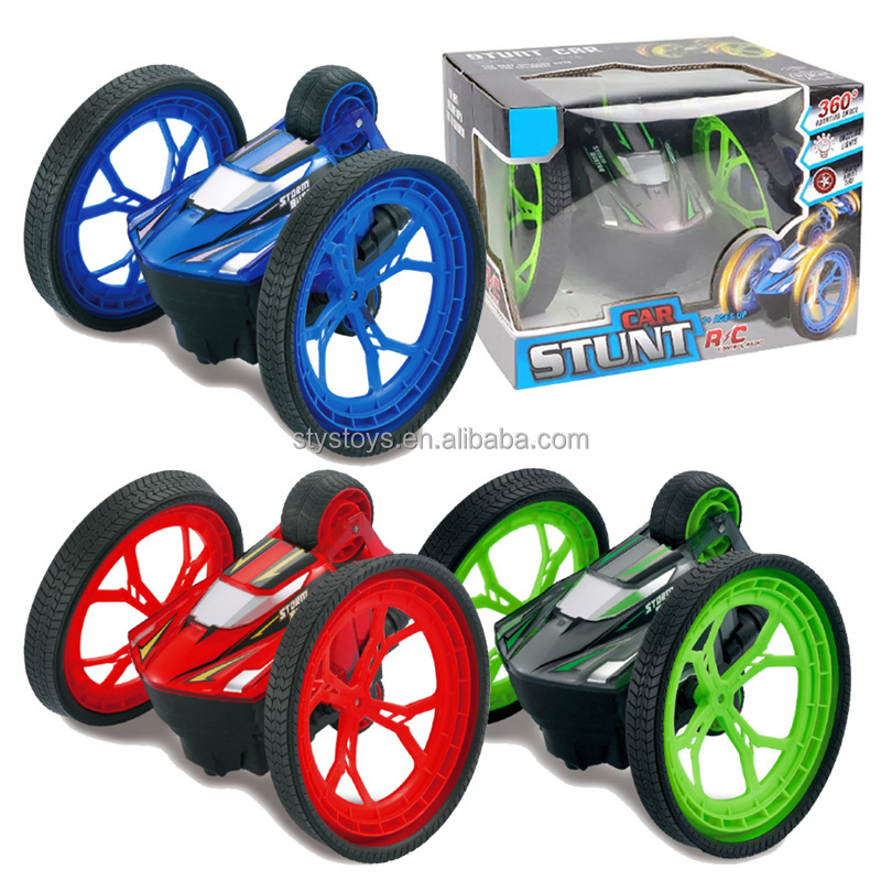 2.4ghz Big Wheels Stunt Car Rotating 360 Degree Stunt Dancing Car Toys With Light