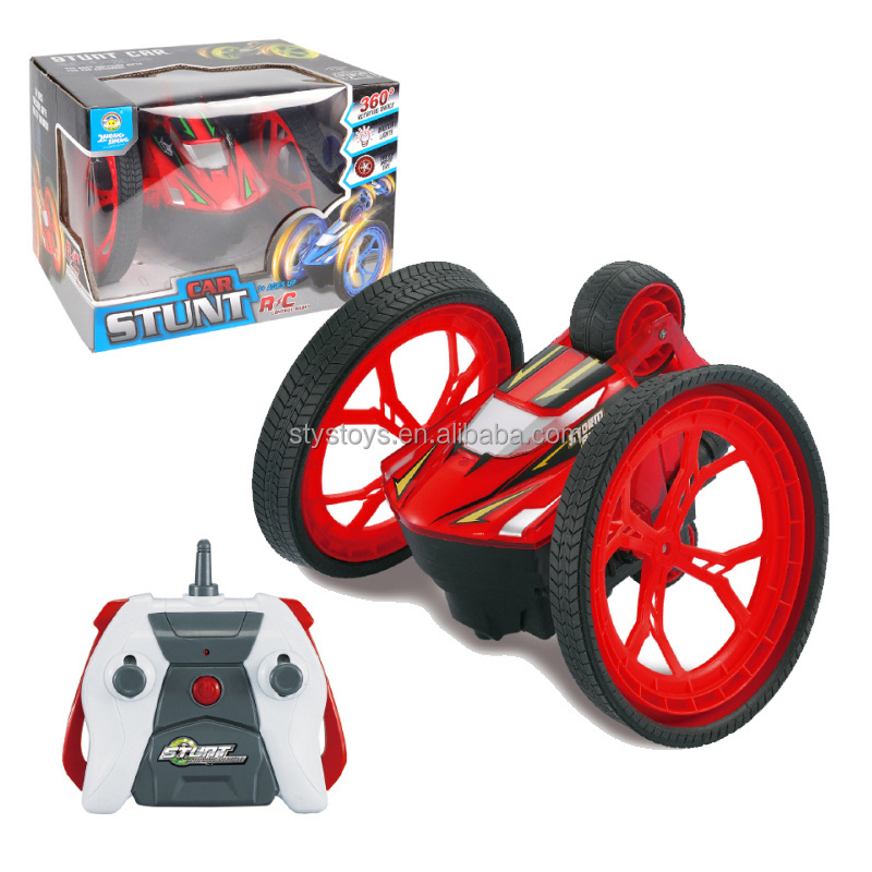 2.4ghz Big Wheels Stunt Car Rotating 360 Degree Stunt Dancing Car Toys With Light