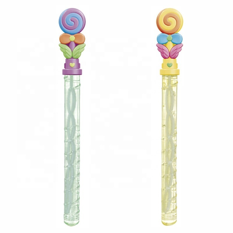 37.5 CM Giant Bubble Blowing Toys Lollipop Soap Bubble Stick 4 Colors Mixed Bubble Wands