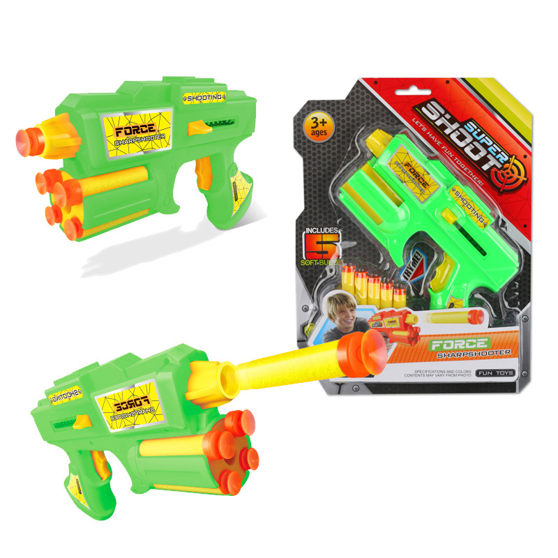 EVA Soft Bullet Toy Gun Small Soft Foam Dart Blaster Shoot Guns Kids Toy Hand Pistol Weapons Toy