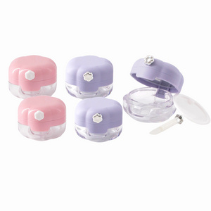 unique empty lip balm container packaging custom lip mask jar cute lip scrub container with spoon