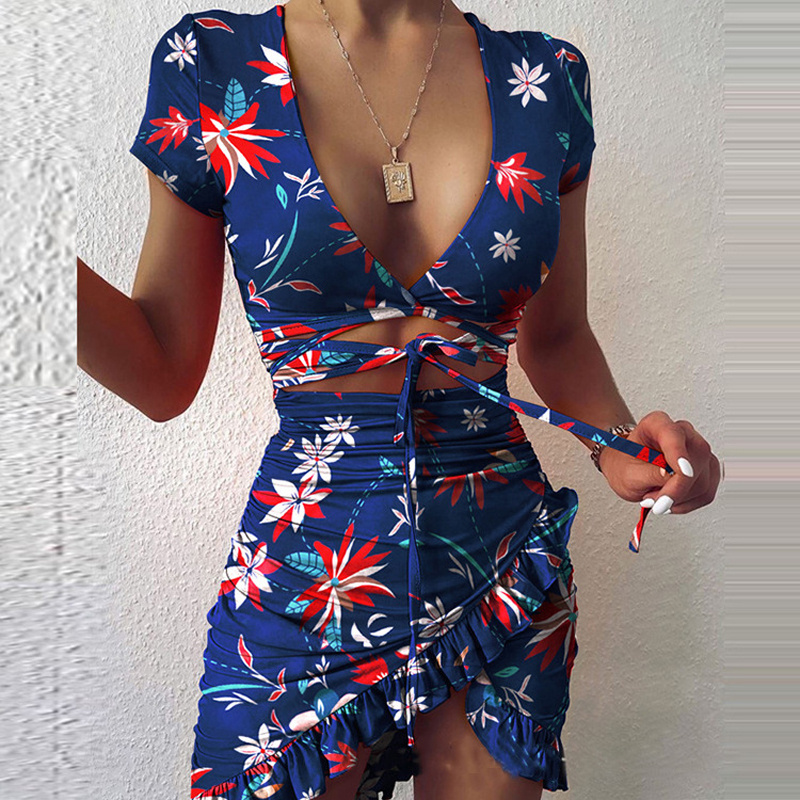 High Quality Silk Elegant Casual Dresses Summer Ladies Bodycon mini Woman Sexy Party Wear Dress