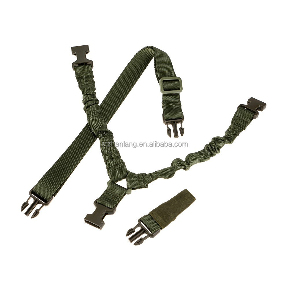 Warwolf Outdoor Sports Nylon Single Point Rope Straps for CS Multifunctional Gun Sling