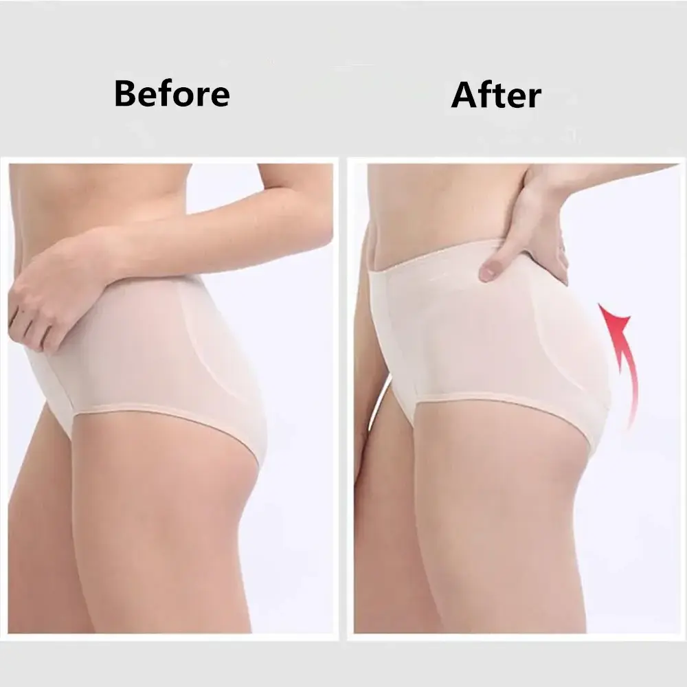 Natural Silicone Pad Enhancer Panties for Butt Lifting and Shaping