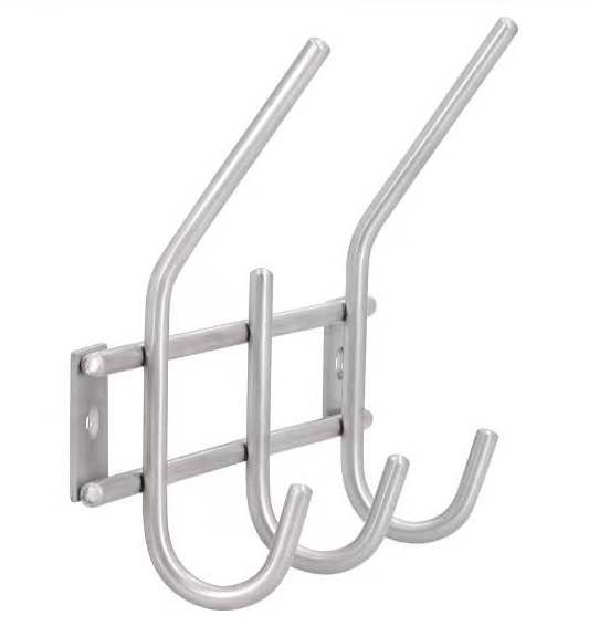 Heavy Duty 304 Stainless Steel  Wall Hook Towel Rack 3 Hooks Metal Door Hooks for Hanging