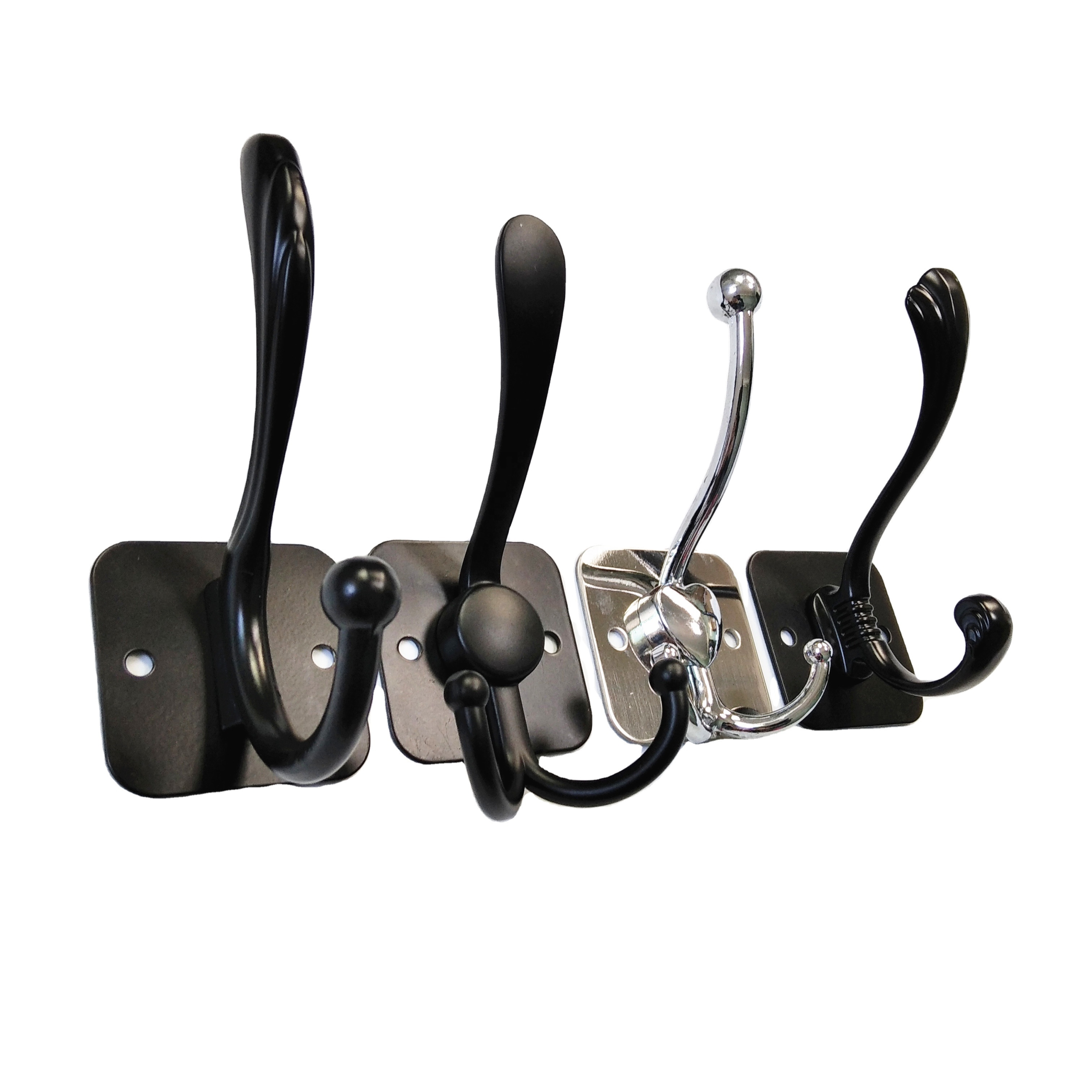 Hot Selling Double Hooks Stainless Steel Coat Hooks Wall Mounted Aluminium Alloy Hook