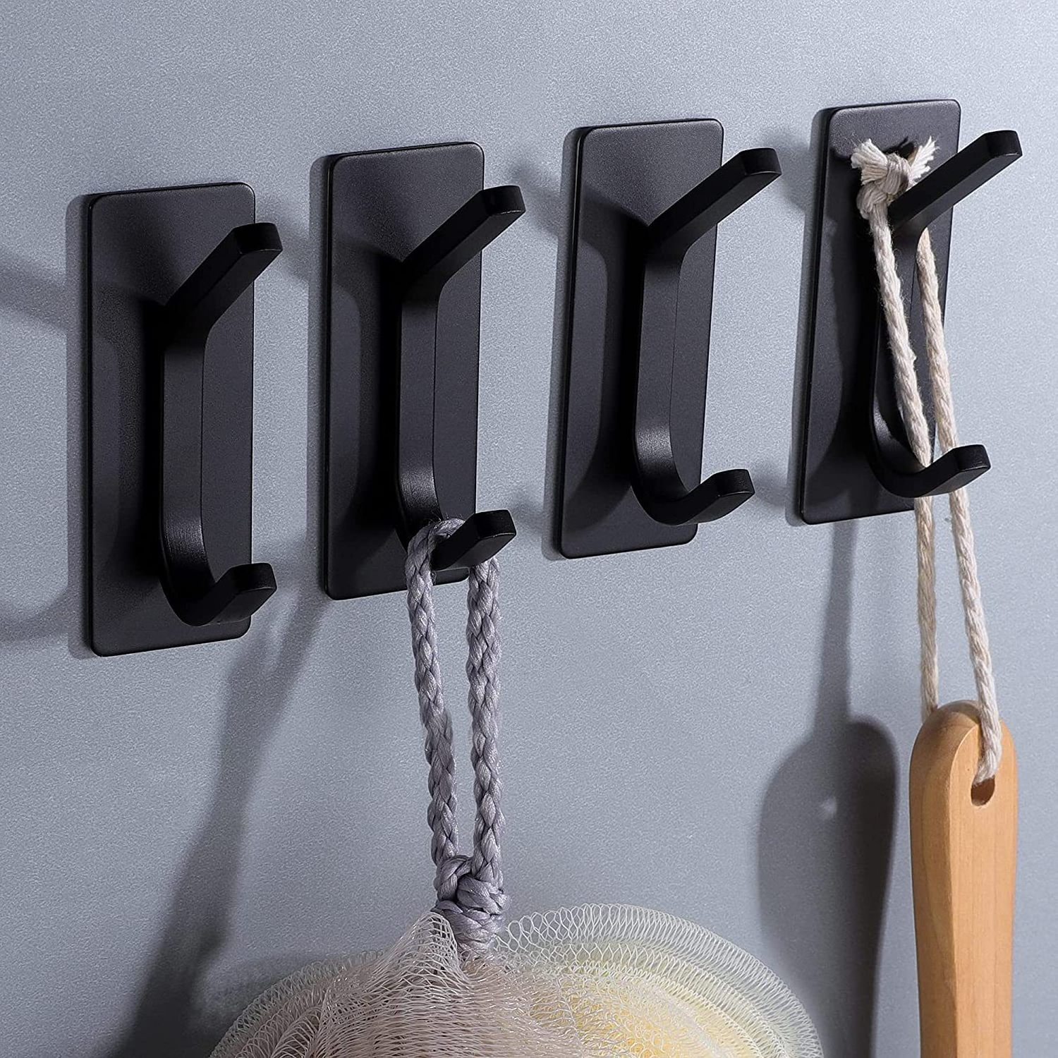 Kitchen Robe Bathroom Stainless Steel Self-Adhesive Coat Towel Hooks Wall hooks