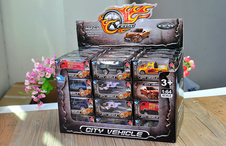 1:64 New arrival Cheap hot Free wheel small police alloy metal car die cast car