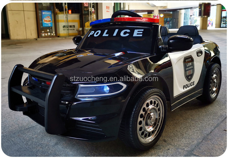 New Style 12v Children Rechargeable Electric police Car Toy Ride On Car Electric for Kids