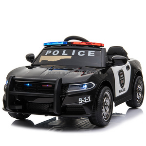 New Style 12v Children Rechargeable Electric police Car Toy Ride On Car Electric for Kids