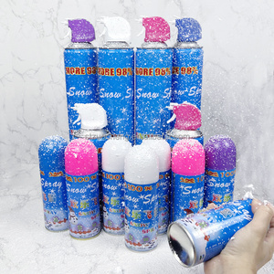 Low MOQ 280ml artificial party foam Snow Spray wedding Christmas snow party popper spray