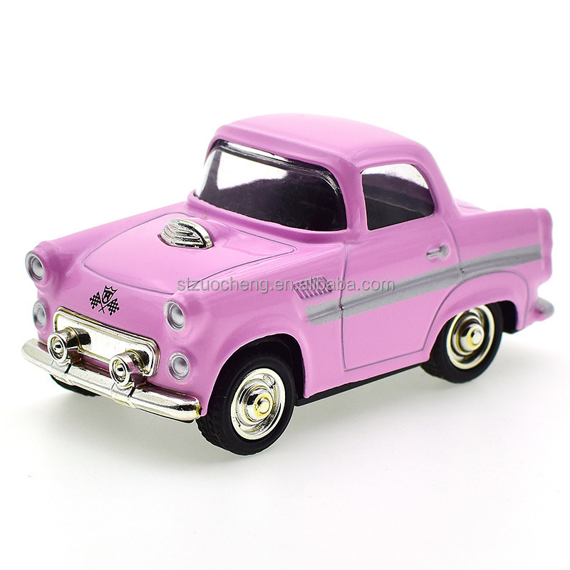 Hot Selling 1:43 retro car toy metal Classic Fords Mini pull back Alloy Model Car Toys