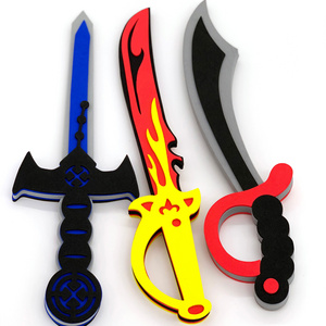 Wholesale cheap realistic soft cosplay pirate fight anime EVA foam swords for kids