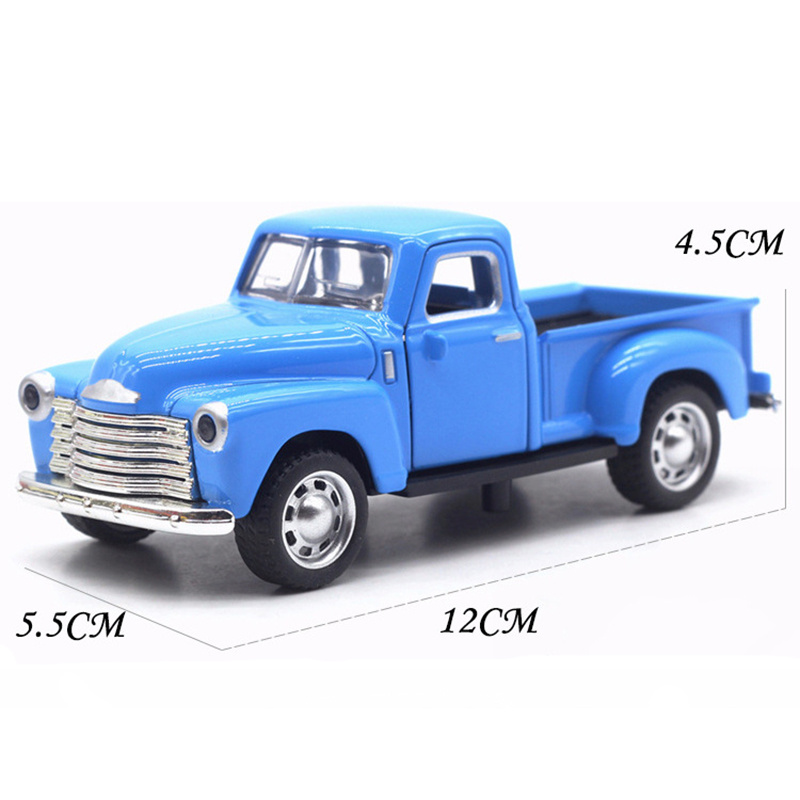 New arrival 1:32 ford pickup car toy alloy pull back sound Christmas gift iron car toys Retro classic diecast Pickup Truck toys