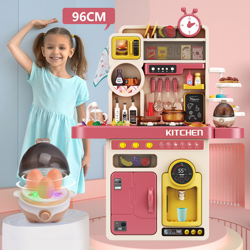 Wholesale early education Play House multifunction plastic big kitchen set toy for kids