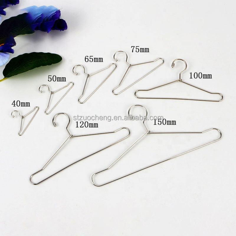 Hot sale 1:12 1:6 full size gold doll clothes rack cotton doll accessories metal mini hanger for doll clothes