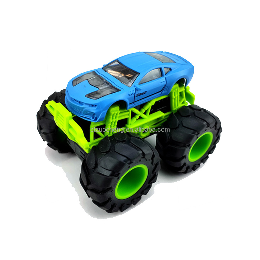 New arrival Big Wheels Alloy pull back off-road simulation car model monster car Diecast toys