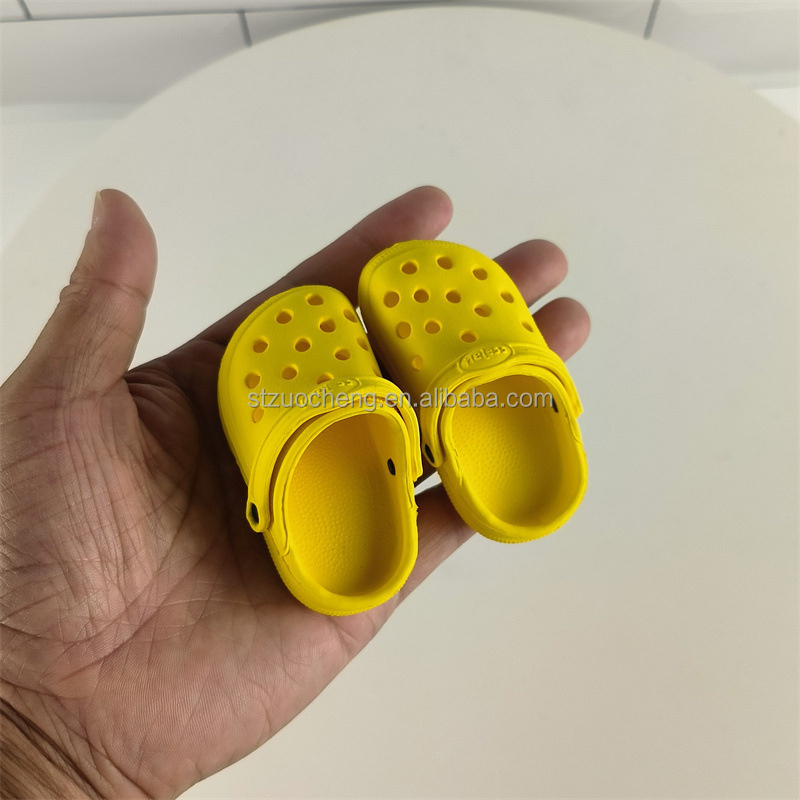 Wholesale TikTok EVA Foam Croc Candy Colors mini  pet Dog Shoes Sandals toy 18 inch doll accessories shoes model