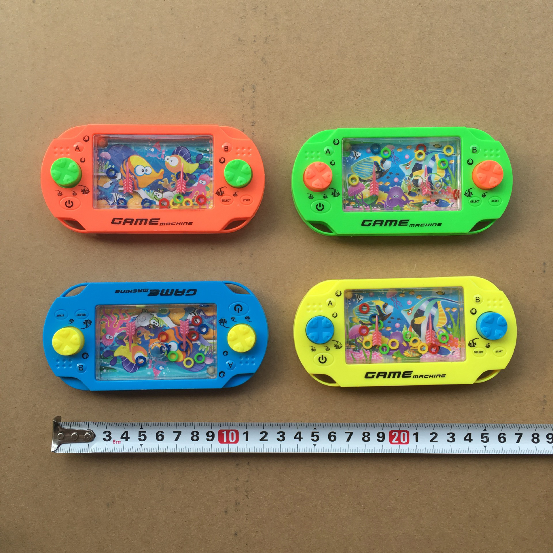 Promotion gift Classic Funny Kids handheld game console water ring toss game toy