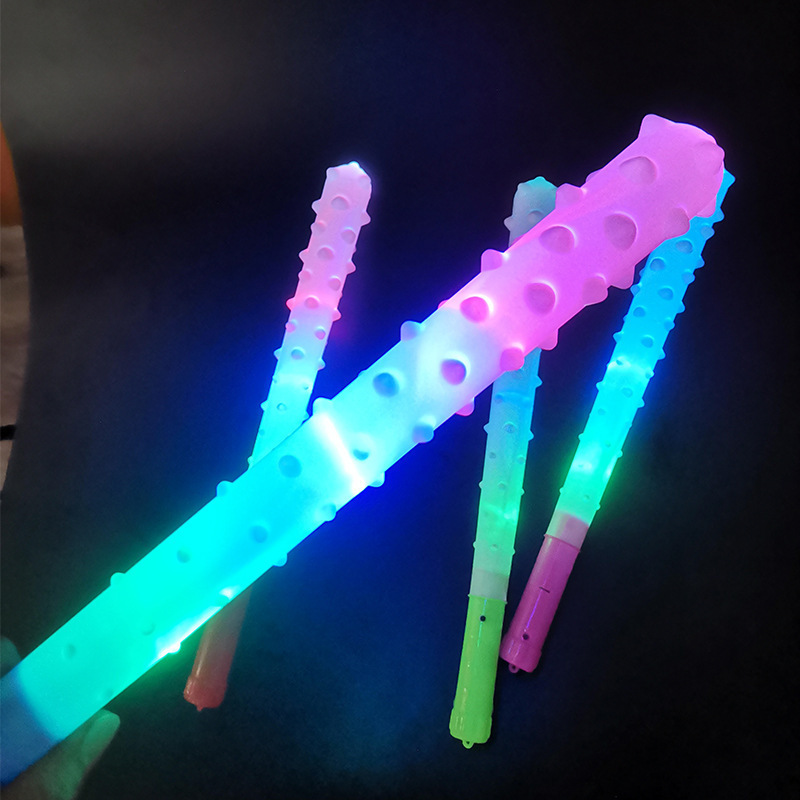 Wholesale cheap realistic light up axe mace led flashing toy swords for kids