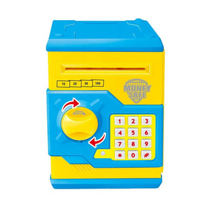 Wholesale Electric piggy bank Auto Scroll Paper Money Coin Code Lock electronic piggy banks