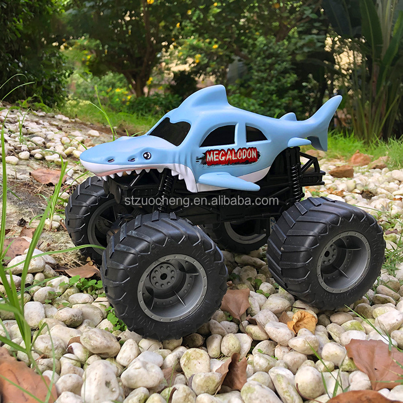 New Coming monster Trucks climbing car Shark Shaped Remote Control Car big foot rc car