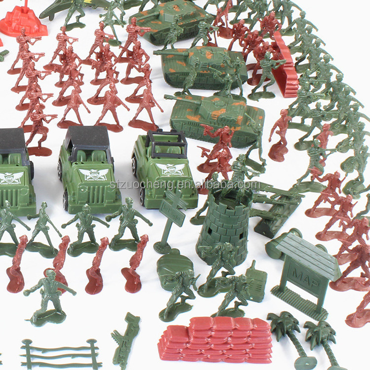 307pcs medieval ww2 soldier army action figure small plastic injection molding soldier set for Children