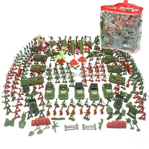 307pcs medieval ww2 soldier army action figure small plastic injection molding soldier set for Children