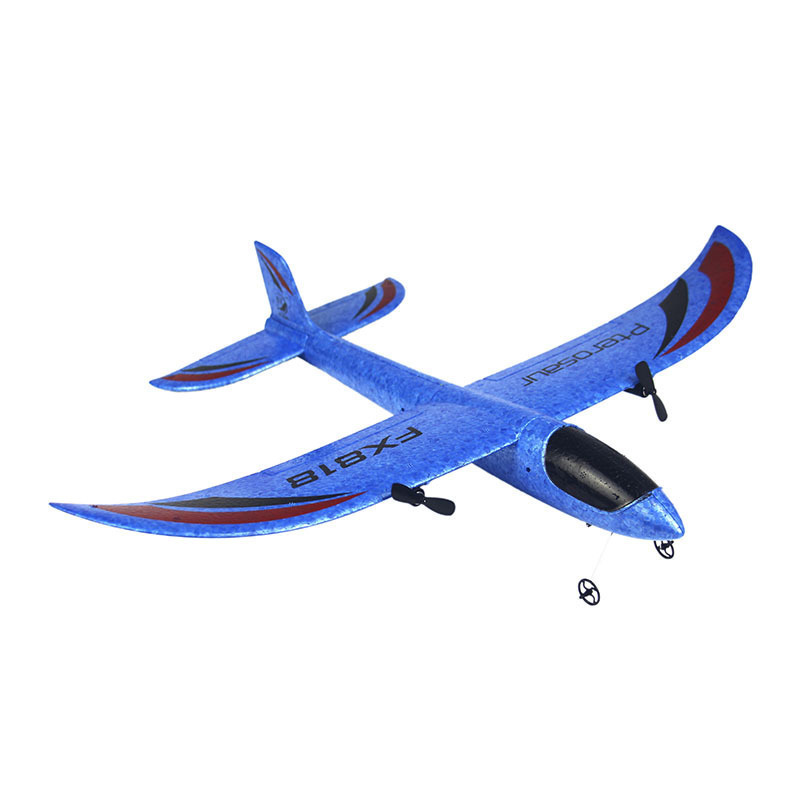 Giant remote control plane for kids Glider EPP Foame Unbreakable RC Airplane fx-818 fx818 rc plane with LED Light