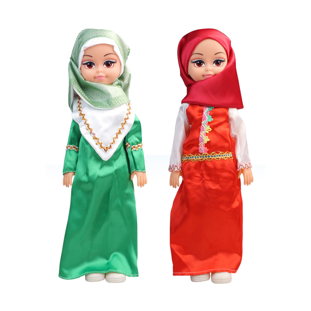 Wholesale 18 inch music cute educational realistic Arabic Islamic muslim doll for girls