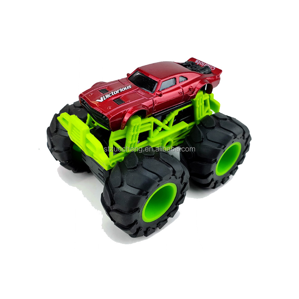 New arrival Big Wheels Alloy pull back off-road simulation car model monster car Diecast toys