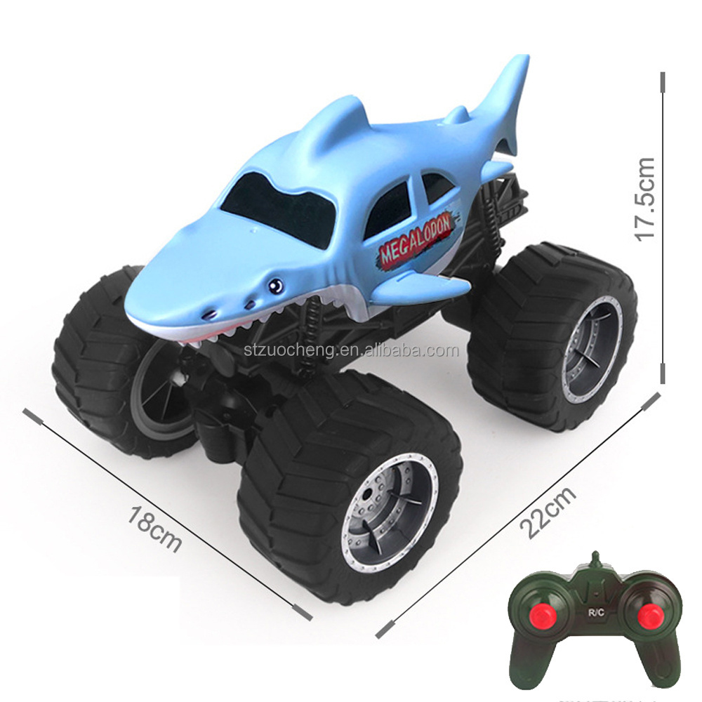 New Coming monster Trucks climbing car Shark Shaped Remote Control Car big foot rc car