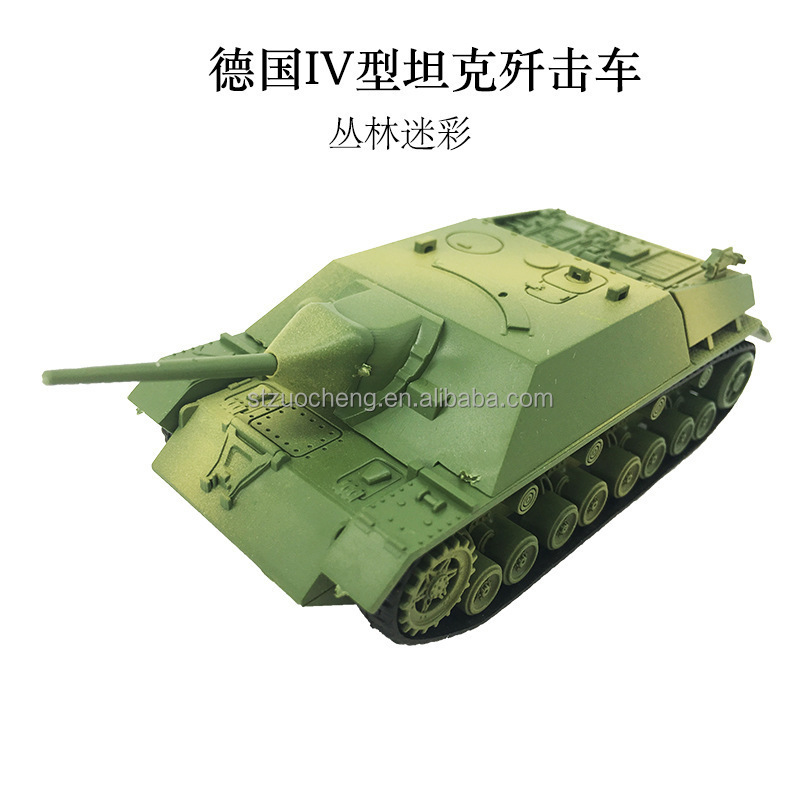 4D Model 1:72 Educational DIY plastic Building blocks Kits Military Assembly panther tank blocks Car Toys