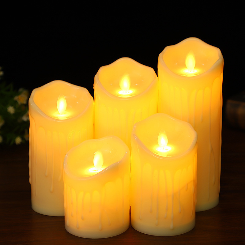 New Models Flameless Led Candles Home Halloween  Led Votive Tea Light Candles  Battery Operating Flickering Led Candle Light