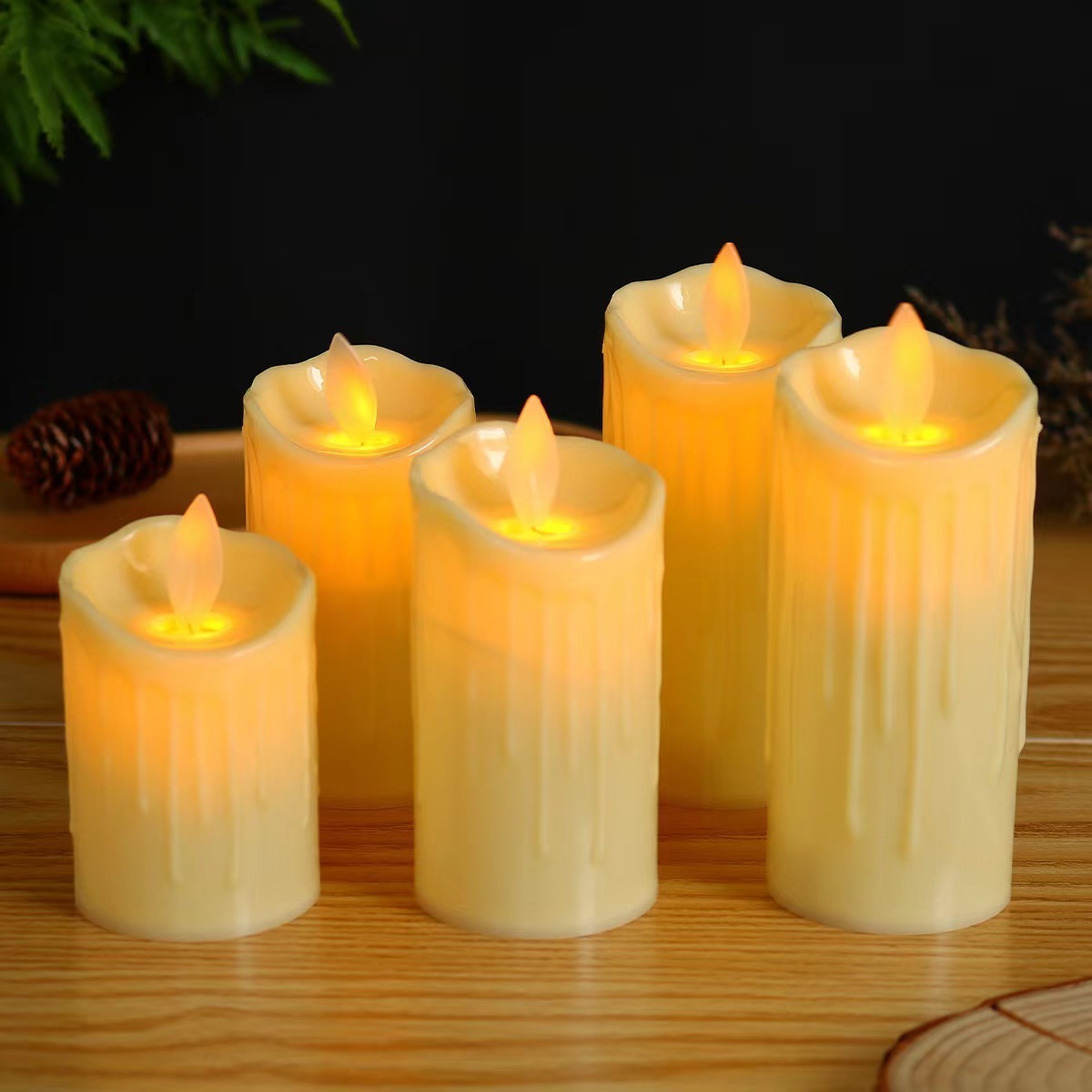 New Models Flameless Led Candles Home Halloween  Led Votive Tea Light Candles  Battery Operating Flickering Led Candle Light