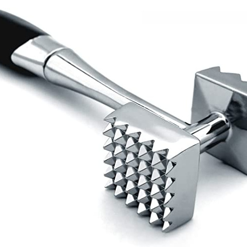 High Quality Zinc Alloy Steak tenderizer tools Steak Meat hammer Tool Dual-Sided Nails Meat Mallet