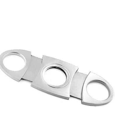 Wholesale Stainless Steel Metal Classic Cigar Cutter Table Cigar Cutter For Family Reunions Party Christmas Cigar Scissors Gift