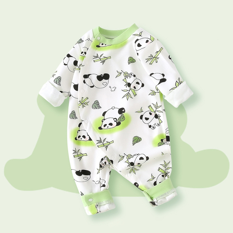 Jumpsuit Newborns Romper Sleeves Long New Arrival Baby Organic Cotton New Cute Animals 100% Cotton Pajamas For Boys And Girls