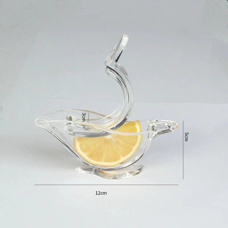 Portable Home Kitchen Gadgets Tools Acrylic Juicer Clear Plastic Glass Bird Lemon Squeezer