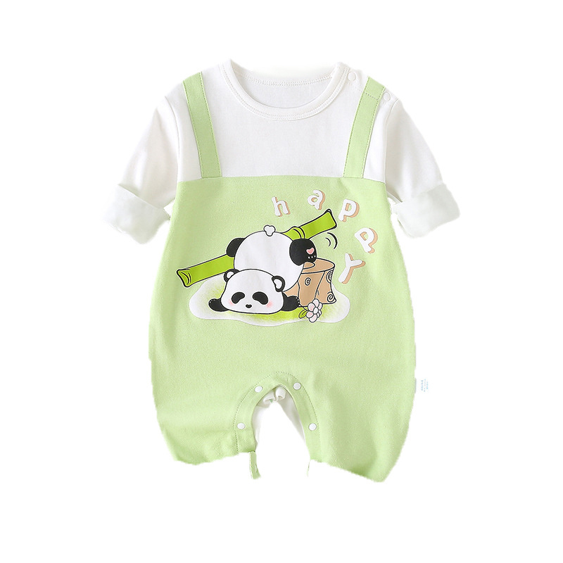 Jumpsuit Newborns Romper Sleeves Long New Arrival Baby Organic Cotton New Cute Animals 100% Cotton Pajamas For Boys And Girls