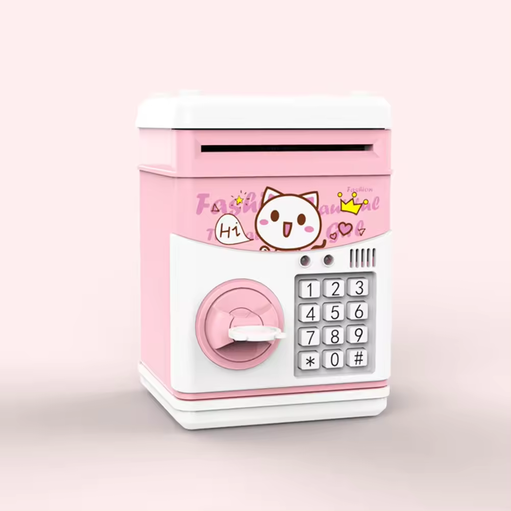 Top Quality Electronic Safe Big Saving Box Money  Piggy Bank Money Safe Box Electronic atm Piggy Bank For Kids  money boxes