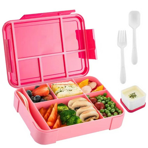 Children's and Students' Lunch Boxes Sealed In Compartments Fruit  Salad Boxes Work Microwave Heating Bento Boxes