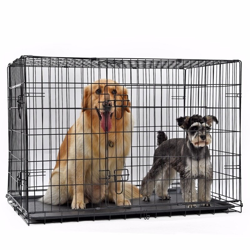 Hot sale pet cages dog cage for sale metal cat stainless steel wire pet cages, carriers